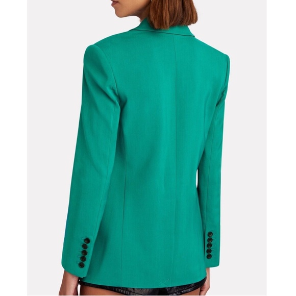 A.L.C. Teal Blue Green Oversized Blazer - Picture 4 of 5